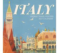 Italy: Vintage Travel Posters 2027 Wall Calendar