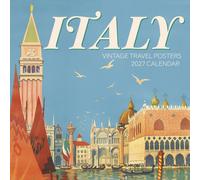 Italy: Vintage Travel Posters 2027 Wall Calendar