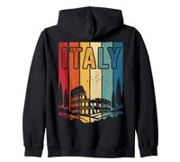 Italy Vintage Travel Zip Hoodie