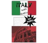 Italy Word Search Puzzle Book: 50 Travel-Size Puzzles on Cities, Food, Art & Landmarks for Adults