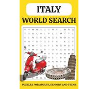 Italy Word Search Puzzle Book: Word Search with Easy to Read Print about Italian Cities and Landmarks and more / 6x9 inches, 110 pages / 50+ Puzzles … Gift for Vacations, Holidays and Free Times