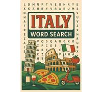 Italy Word Search Puzzle Book: Word Searches with Easy to Read Print about Home of Rome, The Boot, and More [6x9 inches, 110 pages | 50+ Puzzles... Great for Relaxing Vacations