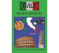 Italy Word Search Puzzle Book: Word Searches with Easy to Read Print about Italy, Italian Food, Italian culture, and More | 6x9 Inches, 110 pages | ... Gift For Vacations, Holidays, Free Times!