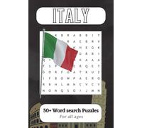 Italy Word search Puzzles Book | 50+ Puzzles, 6x9 inches | For all ages