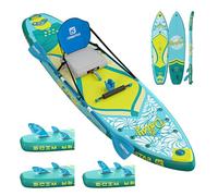 iTAOSTAR D03A 35" Extra Wide Paddle Board for Better Balance, Inflatable Stand Up Paddle Board with Kayak Seat, Inflatable Paddle Boards for Adults of All Skill Levels with Premium SUP Accessories