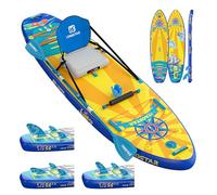 iTAOSTAR J07A 35" Extra Wide Stand Up Paddle Board, More Balance Inflatable Paddle Board with 5 Fins for Beginner，Paddle Boards for Adults of All Skill Levels