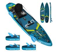 iTAOSTAR Lead L01DP 12’×35" Stand Up Paddle Board - Premium SUP Board Kit with 5 Fins - Ultra Stable Paddleboard for Adults & Youth - All Skill Levels - for Lakes, Oceans & Fishing