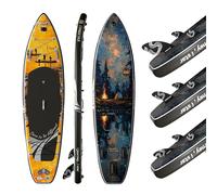 iTAOSTAR N26E 35" Extra Wide Inflatable Stand Up Paddle Board - The Ultimate Stable Inflatable SUP Board for Yoga & Fishing, Full Kit Included