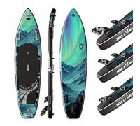 iTAOSTAR N26F 35" Extra Wide Inflatable Stand Up Paddle Board - The Ultimate Stable Inflatable SUP Board for Yoga & Fishing, Full Kit Included
