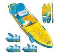 iTAOSTAR W01AP 36" Super Wide Paddle Board, More Fun Inflatable SUP with 5 Fins for Better Balance, Stand Up Paddle Board with Premium SUP Accessories for Adults of All Skill Levels