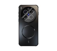 iTape This frosted magnetic phone case is compatible with the VIVO X300 Pro. It features four corner airbags, frame ventilation holes, uses N52 magnets, and provides full lens protection. Black