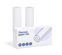 Itari A4 Thermal Paper for M08F-A4 Portable Printer, Multipurpose Thermal Paper for Picture, Homework, Contract, 8.3" x 590.6" Size per Roll, White, 2 Rolls