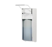 ITAX-WORLD Eurospender Soap Dispenser Wall Mounted Soap Dispenser with Elbow Print for Disinfectant and Hand Soap Dispenser Aluminium 500 ml