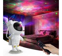 itayak Galaxy Projector, LED Nebula & Star Night Light with Bluetooth Speaker, Remote Control, 8 Light Sources, Astronaut Design, Decorative Gift for Kids Room, Bedroom Decor