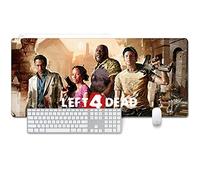 ITBT Mouse Mat left dead steam XXL Anime Mouse Pad, Speed Gaming Mouse Mat, Extra Large 900 x 400 x 3mm, Water-Resistant Mousepad with Non-Slip Rubber Base,Smooth Cloth Surface for computer PC, M