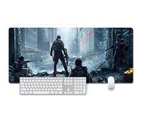 ITBT Mouse Mat The Division XXL Anime Mouse Pad, Speed Gaming Mouse Mat, Extra Large 900 x 400 x 3mm, Water-Resistant Mousepad with Non-Slip Rubber Base,Smooth Cloth Surface for computer PC, H