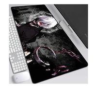 ITBT Mouse Mat Tokyo Ghoul Speed Gaming Mouse Pad | 700 x 300mm | 3mm-Thick Base | XL Mousepad | Multipurpose Mouse Mat | Perfect precision and speed,E
