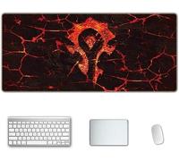 ITBT Mouse Mat World of Warcraft XXL Anime Mouse Pad, Speed Gaming Mouse Mat, Extra Large 900 x 400 x 3mm, Water-Resistant Mousepad with Non-Slip Rubber Base,Smooth Cloth Surface for computer PC, N
