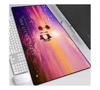 ITBT Mouse Mat Your Lie in April Anime Mouse Pad, Extended XXL Mousepad,Speed Gaming Mouse Mat,800x300mm Large Anime Mousepad with Non-Slip Rubber Base,3mm Stitched Edges,for computer PC, D