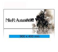 ITBT MouseMat NieR Automata 900x400mm Anime Mouse Pad, keyboard mouse mats, Extended XXL Large Professional Gaming Mouse Mat with 3mm-Thick Rubber Base, for Desktop PC, A