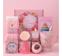 iTbxzzy 40th Birthday Gifts for Women Best Friend Sister Mum Girlfriends Wife Her, Coffee Cups Presents Set, Spa Bath Gift Basket Set for Her, 40th Birthday Gift Ideas