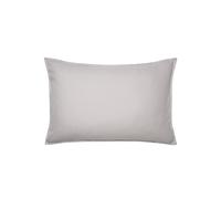 ITC Cushion Cover, Cotton Satin, Silver, 50 x 75 cm