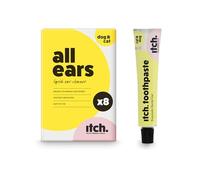 Itch Cat And Dog Ear Cleaner and Toothpaste Bundle - Breaks Up Wax
