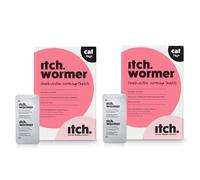 Itch Cat Wormer Tablets for Cats 1kg+ - 4 Tablet - Treats Roundworms & Tapeworms - Kills Worm Larvae