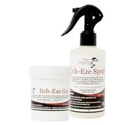 Itch-Eze Horse Skin Relief Set, 150g Gel Tub and 250ml Spray, Soothes and Hydrates