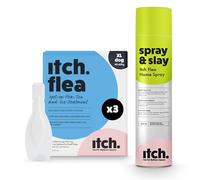 Itch - Flea & Tick Treatment for X-Large Dogs 40kg+ & Household Flea Spray - Kills Fleas, Lice, Ticks, Eggs and Larvae - Odourless 500ml Spray & Pack of 3 Pipettes