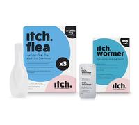 Itch | Medium Dog Flea & Tick Treatment and Wormer Bundle for Dogs | Dogs 10kg - 20kg | 3 Flea Pipettes and Itch Wormer-2 Tablets