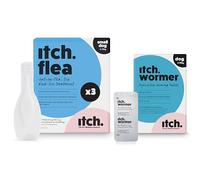 Itch - Small Dog Flea & Tick Treatment and Wormer Bundle for Dogs - Dogs 3kg-10kg - 3 Flea Pipettes and Itch Wormer-2 Tablets