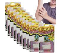 Itching Powder Prank, 10x Gag Toys & Practical Jokes Itching Powder Extra Strong Prank, Funny Joke Trick Prop For Halloween Joke Surprise April Fools Day,Halloween Supplies For Adults Kids
