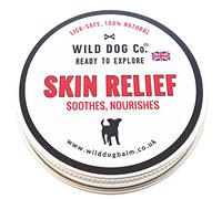Itchy Allergy Skin Relief Balm for dogs instantly soothes itchy dogs, hot spots, dry, flaky, irritated skin, allergies, natural remedy, UK-made, moisturises dry elbows and flaky skin, 60g tin
