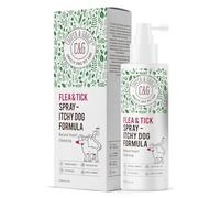 Itchy Dog Flea & Tick Spray - Natural Flea Spray Home Treatment for Dogs - Soothes Itchy Skin with Dead Sea Complex - Helps Control Fleas & Eggs - Vegan, Non-Toxic, Vet-Formulated - 250ml by C&G Pets