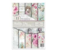 ITD Collection - Decoupage Paper A4 - Decopatch Paper 29.7 x 21 cm - Scrapbooking - Decorative Paper for DIY Albums Bullet Journals (RP030 - Shabby Chic for Spring)