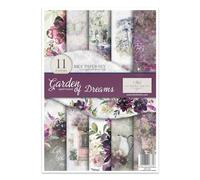 ITD Collection - Decoupage Paper A4 - Decopatch Paper 29.7 x 21 cm - Scrapbooking - Decorative Paper for DIY Albums Bullet Journals (Garden of Dreams RP005)