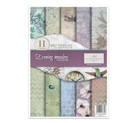 ITD Collection - Rice Paper Creative Set A4 Decoupage Rice Paper Sheet 29.7 x 21 cm Multi-Coloured (Evening Meadow, RP014)