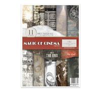 ITD Collection - Rice Paper Creative Set A4 Decoupage Rice Paper Sheet 29.7 x 21 cm Multi-Coloured (Magic of Cinema, RP003)