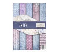 ITD Collection - Rice Paper Creative Set, A4, for Decoupage, Sheets 29.7 x 21 cm, Multi-Coloured (Four Elements - Air)
