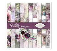 ITD Collection - Scrapbooking Package 12 x 12 inches, Scrapbooking Paper, Decorative Paper, decoupage, Card Making, Paper Size - 310 x 320 mm (Garden of Dreams, SLS-009)