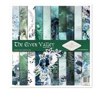 ITD Collection - Scrapbooking Package 12 x 12 inches, Scrapbooking Paper, Decorative Paper, decoupage, Card Making, Paper Size - 310 x 320 mm (The Elven Valley, SLS-005)