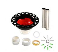 ITD35 Freestanding Bathtub Rough-in Kit Tail Pipe and ABS Plastic Adapter Compatible with freestanding bathtubs and Standard bathtubs