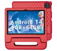 ITDULCET Kids Tablet, 10 inch Android 14 Tablet for Kids, 8GB RAM 64GB ROM Octa-Core Fast-Charging Battery Toddler Tablets with Shockproof Case, Bluetooth, WiFi, Parental Control, Dual Camera, GPS