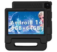 ITDULCET Kids Tablet, 10 inch Android 14 Tablet for Kids, 8GB RAM 64GB ROM Octa-Core Fast-Charging Battery Toddler Tablets with Shockproof Case, Bluetooth, WiFi, Parental Control, Dual Camera, GPS