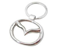 iTech ® Mazda Chrome Metal Car Logo Keyring Key Fob Keychain