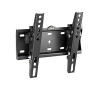 iTECH PLB16B Supreme Tilt Wall Mount Bracket with Integrated Spirit Level for TVs 23-43” with Fingertip Tilt, cold rolled steel construction for Samsung, Sony, Panasonic, LG, etc