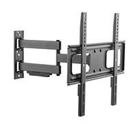 iTECH PTRB10ES Full motion double arm wall mount bracket with 3 movements for TVs 32-55" holds up to 50kg in weight VESA: 200x200, 400x200, 300x300, 400x400 mm