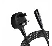 iTechCover 3 Pin UK Mains Adapter/Power AC Cable Lead Compatible with HP DeskJet 2720e All-in-One Colour Printer / (1m / 3.3ft)