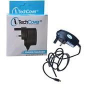 iTechCover® 3 Pin UK Mains / Wall Charger Cable Lead for Amazon Kindle Fire HDX 7" / 8.9, Kindle Fire HD, Kindle Fire, Kindle Touch, Touch 3G, Kindle Paperwhite / 3G, Kindle Keyboard, Kindle 3 / 3G, Kindle Wi-Fi, 6" E Ink Display) / (Micro USB) - CE - ROHS - UK Approved